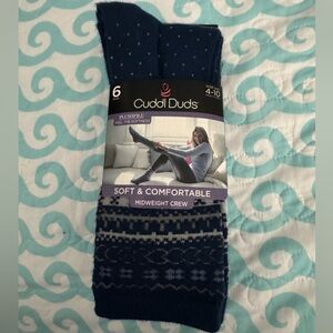 Cuddl Duds Midweight Crew Socks